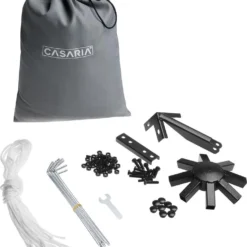 Casaria Paviljoen Lorca 3x3m - UV-bescherming 50+ Metaal - Antraciet 19 Casaria Paviljoen Lorca 3x3m - UV-bescherming 50+ Metaal - Antraciet -Tuin Vrienden Verkoopwinkel 1015x1200