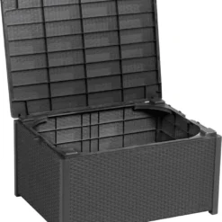 Allibert Arica Tuintafel - 79x59,5x42 Cm - Grafiet -Tuin Vrienden Verkoopwinkel 1018x1200 1