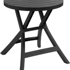 Allibert - Tuintafel - Oregon - Ø 70 Cm - Kunststof - Opklapbaar -Tuin Vrienden Verkoopwinkel 1030x1200