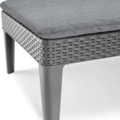 Allibert Jaipur Ligbed - 58x187,5x29 Cm - Grafiet -Tuin Vrienden Verkoopwinkel 1042x1200