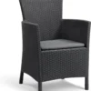 Allibert Iowa Tuinstoel - 60x62x89cm – Grafiet
