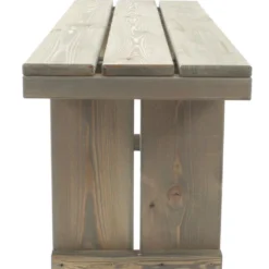 Toulouse Tuinbank Zonder Rugleuning - Licht Grijs - 118 Cm - Houten Tuinbank - Steigerhouten Tuinbank - Tuinbankje -Tuin Vrienden Verkoopwinkel 1060x1200