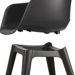 Allibert Akola Tuinstoelen - 2 Stuks -56,5x55x80cm - Donkergrijs -Tuin Vrienden Verkoopwinkel 1131x1200