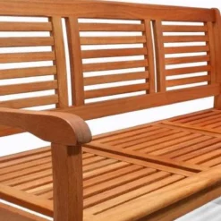 Casaria Tuinbank - FSC®-Gecertificeerd Eucalyptushout - 153cm Bruin -Tuin Vrienden Verkoopwinkel 1185x1200 8