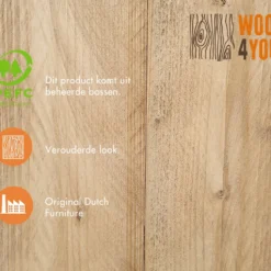 Wood4you - Tuinbank - Ameland - 'Doe Het Zelf' Bouwpakket Steigerhout 152Lx72Hx57D Cm - Incl Kussen -Tuin Vrienden Verkoopwinkel 1200x1005 2