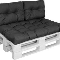 Palletkussen Comfort Waterafstotend Halve Pallet Zwart 60x40x10/20cm -Tuin Vrienden Verkoopwinkel 1200x1022 4