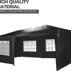 MaxxGarden Partytent - Paviljoen - 3x6m - Incl. Zijwanden - Waterdicht - Zwart 9 MaxxGarden Partytent - Paviljoen - 3x6m - Incl. Zijwanden - Waterdicht - Zwart -Tuin Vrienden Verkoopwinkel 1200x1026 3