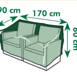 Nature - Tuinmeubelhoes - Beschermhoes Voor Loungebank - 2-zits - H60 X 170 X 90cm -Tuin Vrienden Verkoopwinkel 1200x1029 2