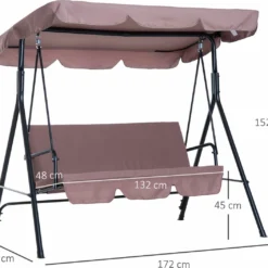 Outsunny Hollywoodschommel 3-zits Tuinschommel Schommelbank Met Dak 3 Kleuren 84A-054 18 Outsunny Hollywoodschommel 3-zits Tuinschommel Schommelbank Met Dak 3 Kleuren 84A-054 -Tuin Vrienden Verkoopwinkel 1200x1055 2