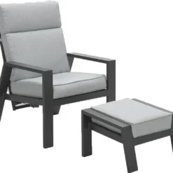 Garden Impressions Max Verstelbare Stoel + Voetenbank