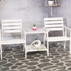 Tuinbank - Romeo Tete A Tete - Wit - 170cm 12 Tuinbank - Romeo Tete A Tete - Wit - 170cm -Tuin Vrienden Verkoopwinkel 1200x1092