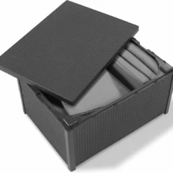 Allibert Arica Tuintafel - 79x59,5x42 Cm - Grafiet -Tuin Vrienden Verkoopwinkel 1200x1114 1