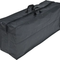 Merkloos 1x Grijze Tuinkussens Opbergtassen Met Rits 128 X 57 X 37 Cm - Tuinstoelkussens Opbergen