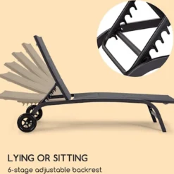 Blumfeldt Limala Tuinstoel - Ligstoel - Relaxstoel - Rugleuning In 6 Standen Verstelbaar - 2 Vielen - Draagkracht: Max. 150 Kg -Tuin Vrienden Verkoopwinkel 1200x1129