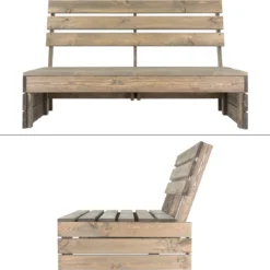 Pro Garden Palletbank - 120 Cm - 2-zits 14 Pro Garden Palletbank - 120 Cm - 2-zits -Tuin Vrienden Verkoopwinkel 1200x1130 3