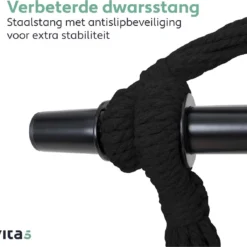 Vita5 XXL Hangstoel | Binnen&Buiten Hangnest | Incl. 2 Kussens En Boekenvak | Volwassenen&Kinderen | Hangmatstoel Tot 225kg | Grijs -Tuin Vrienden Verkoopwinkel 1200x1133