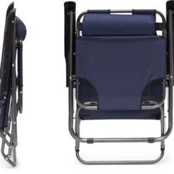 Relaxdays Ligstoel Inklapbaar - Ligbed Met Hoofdsteun - Strandstoel Verstelbaar - Camping - Donkerblauwe -Tuin Vrienden Verkoopwinkel 1200x1148 2