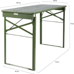 MaximaVida Inklapbare Biertafel Berlijn 120 X 50 Cm Olijfgroen - FSC Hout -Tuin Vrienden Verkoopwinkel 1200x1166 2
