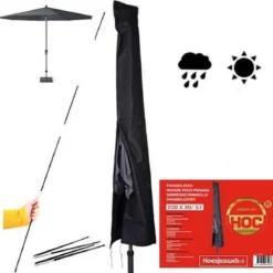 Parasolhoes - Hoes Ronde Stokparasol T/m ø 4m - Hoes Vierkante Stokparasol 3mx3m - Zware Dikke Kwaliteit -Tuin Vrienden Verkoopwinkel 1200x1167 2