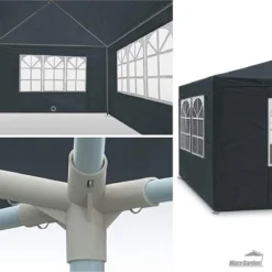 MaxxGarden Partytent - Paviljoen - 3x4m - Incl. Zijwanden - Waterdicht - Antraciet 10 MaxxGarden Partytent - Paviljoen - 3x4m - Incl. Zijwanden - Waterdicht - Antraciet -Tuin Vrienden Verkoopwinkel 1200x1184 3