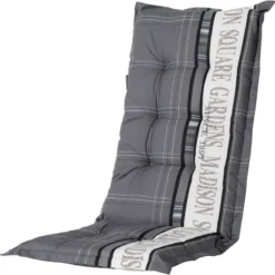 Madison Tuinkussen Hoog Madison Garden 123x50 Cm - Grijs