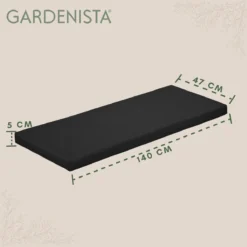 Gardenista Tuinbankkussen - Patio Meubilair Buiten 3-zitter BankKussen Voor Tuin -tuinkussen Voor Tuin Bank - Zachte En Lichtgewicht Waterbestendig Materiaal - 140cm X 47cm -Tuin Vrienden Verkoopwinkel 1200x1198 22