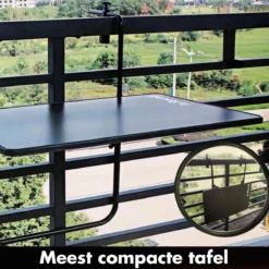 Balkontafel Inklapbaar – Zwart – 60 X 60 X 70 Cm – Hout Balkontafeltje Hangend Balkonbar Balkontafels Opklapbaar Hangtafel Balcony Table – Ophangbaar Voor Aan Het Balkon – Vouwtafel Wandtafel Inklapbare Tafel – Bijzettafel – Buiten Tafeltje Klaptafel -Tuin Vrienden Verkoopwinkel 1200x1199 7