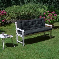 Beautissu Tuinbank Kussen Flair BR - Kussens Voor Tuinmeubelen 120 X 50 X 50 Cm Grafiet Grijs - Zitkussen En Rugkussen -Tuin Vrienden Verkoopwinkel 1200x1200 1018