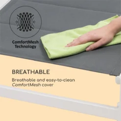 Blumfeldt Renazzo Lounge Ligstoel - Ligbed Voor De Tuin - Aluminium Tuinstoel - 6 Standen - Waterafstotend - Bekleding Van 70 % Pvc En 30 % Polyetheen - Grijs -Tuin Vrienden Verkoopwinkel 1200x1200 167