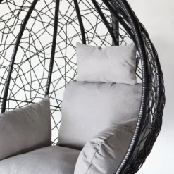 Egg Hangstoel Roundabout Zwart -Tuin Vrienden Verkoopwinkel 1200x1200 189
