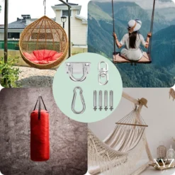 XYZ Goods - Luxe Plafondhaak - Hangmat Bevestigingsset - Schommelhaak - Ophangsysteem - Ophanghaak - Plafondbeugel - Bokszak - Schommelstoel - Hangstoel - RVS -Tuin Vrienden Verkoopwinkel 1200x1200 217