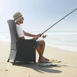 Allibert Vermont Verstelbare Tuinstoel - 64x68x107cm - Grafiet -Tuin Vrienden Verkoopwinkel 1200x1200 231