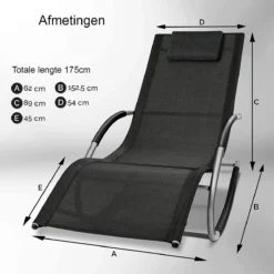 Sens Design Zonnebed - Ligbed - Weerbestendig - Zwart -Tuin Vrienden Verkoopwinkel 1200x1200 233