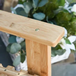 Outsunny Tuin Schommelstoel, Relaxstoel, Tuinstoel, Bamboe Multiplex Naturel 84A-171 -Tuin Vrienden Verkoopwinkel 1200x1200 241