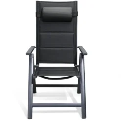 Casaria Tuinstoel Aluminium - 2 Stuks Inklapbaar - Antraciet -Tuin Vrienden Verkoopwinkel 1200x1200 262