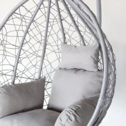 Egg Hangstoel Roundabout Grijs -Tuin Vrienden Verkoopwinkel 1200x1200 270