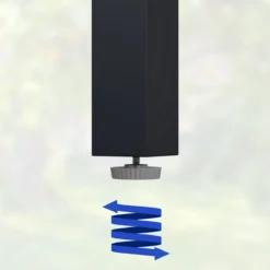 Casaria – Tuintafel – Aluminium – 90x90x75cm –Antraciet -Tuin Vrienden Verkoopwinkel 1200x1200 335