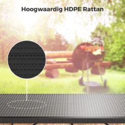 LifeGoods Klaptafel - Inklapbaar - 180 Cm - 6 Tot 8 Personen - Zwart 17 LifeGoods Klaptafel - Inklapbaar - 180 Cm - 6 Tot 8 Personen - Zwart -Tuin Vrienden Verkoopwinkel 1200x1200 360