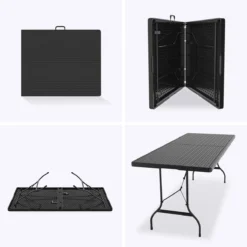 LifeGoods Klaptafel - Inklapbaar - 180 Cm - 6 Tot 8 Personen - Zwart 19 LifeGoods Klaptafel - Inklapbaar - 180 Cm - 6 Tot 8 Personen - Zwart -Tuin Vrienden Verkoopwinkel 1200x1200 362
