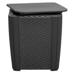 ALLIBERT Keter Luzon Opbergtafel - 39x39x43cm - Donkergrijs -Tuin Vrienden Verkoopwinkel 1200x1200 363