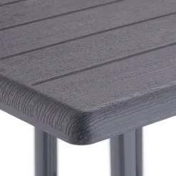 Relaxdays Tuintafel Vierkant - Buitentafel - Kleine Eettafel Tuin - Balkontafel Kunststof -Tuin Vrienden Verkoopwinkel 1200x1200 436