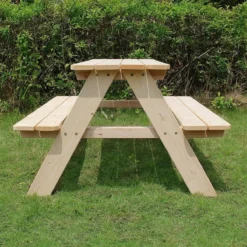 MaxxGarden Kinder Picknicktafel - 90x79x50cm - Hout -Tuin Vrienden Verkoopwinkel 1200x1200 440