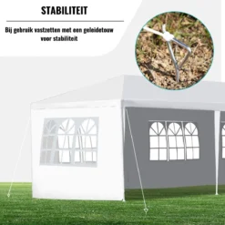Merkloos Partytent - Paviljoen Opvouwbaar - Easy Up Tuintent Met Zijpanelen - Groen/ 6m X 3m/ 120g/m² -Tuin Vrienden Verkoopwinkel 1200x1200 472