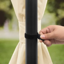 Tuinpaviljoen 3x3 M Waterdicht Paviljoen Met 4 Zijwanden Tuintent Ca. 180 G/m² Dakzeil In Crème Partytent -Tuin Vrienden Verkoopwinkel 1200x1200 525