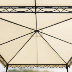 Tuinpaviljoen 3x3 M Waterdicht Paviljoen Met 4 Zijwanden Tuintent Ca. 180 G/m² Dakzeil In Crème Partytent -Tuin Vrienden Verkoopwinkel 1200x1200 527