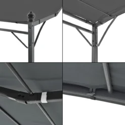 Pergola Tuinpaviljoen 300x250x243 Cm Antraciet Donkergrijs 13 Pergola Tuinpaviljoen 300x250x243 Cm Antraciet Donkergrijs -Tuin Vrienden Verkoopwinkel 1200x1200 544