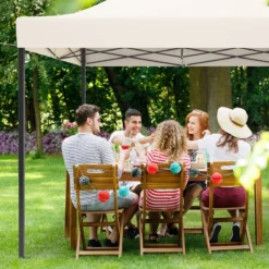 LifeGoods Partytent - 3x3 M - Zijwanden - Easy Up - Opvouwbaar - Waterdicht - Draagtas Met Wieltjes - Beige 20 LifeGoods Partytent - 3x3 M - Zijwanden - Easy Up - Opvouwbaar - Waterdicht - Draagtas Met Wieltjes - Beige -Tuin Vrienden Verkoopwinkel 1200x1200 558