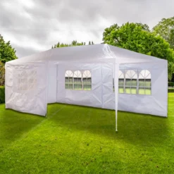 MaxxGarden Partytent - Paviljoen - 300 X 600 X 250 Cm - Met Zijwanden - Waterdicht Pro - 32mm Buizen – Wit -Tuin Vrienden Verkoopwinkel 1200x1200 578