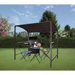 Merkloos Barbecue Overkapping Afm. 233 X 145 Cm Zwart -Tuin Vrienden Verkoopwinkel 1200x1200 580