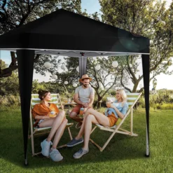 Sens Design Partytent Opvouwbaar - 3 X 3m - Zwart -Tuin Vrienden Verkoopwinkel 1200x1200 621